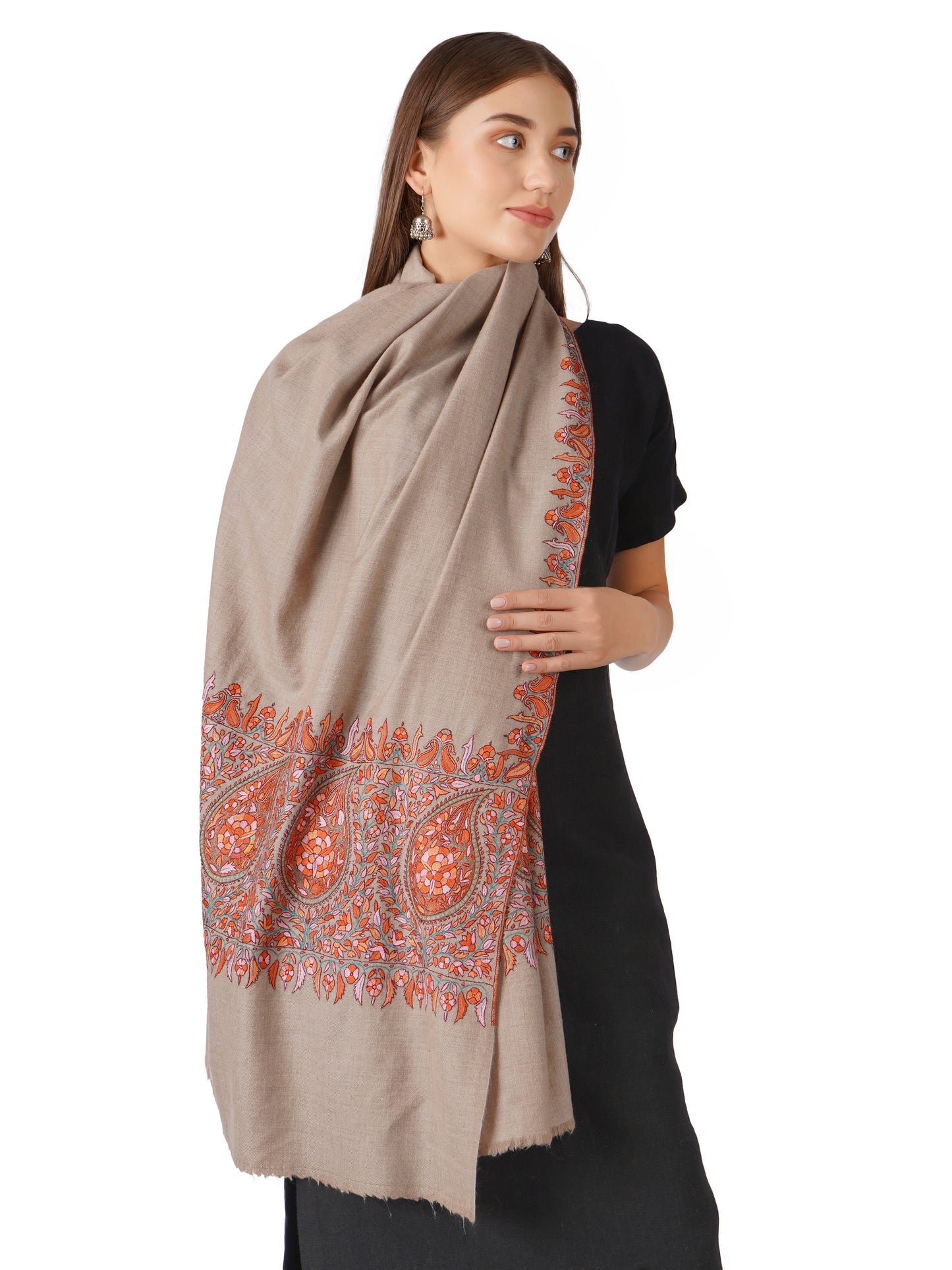 Soft Pashmina Shawl – The Ultimate Accessory - Natural Toosh