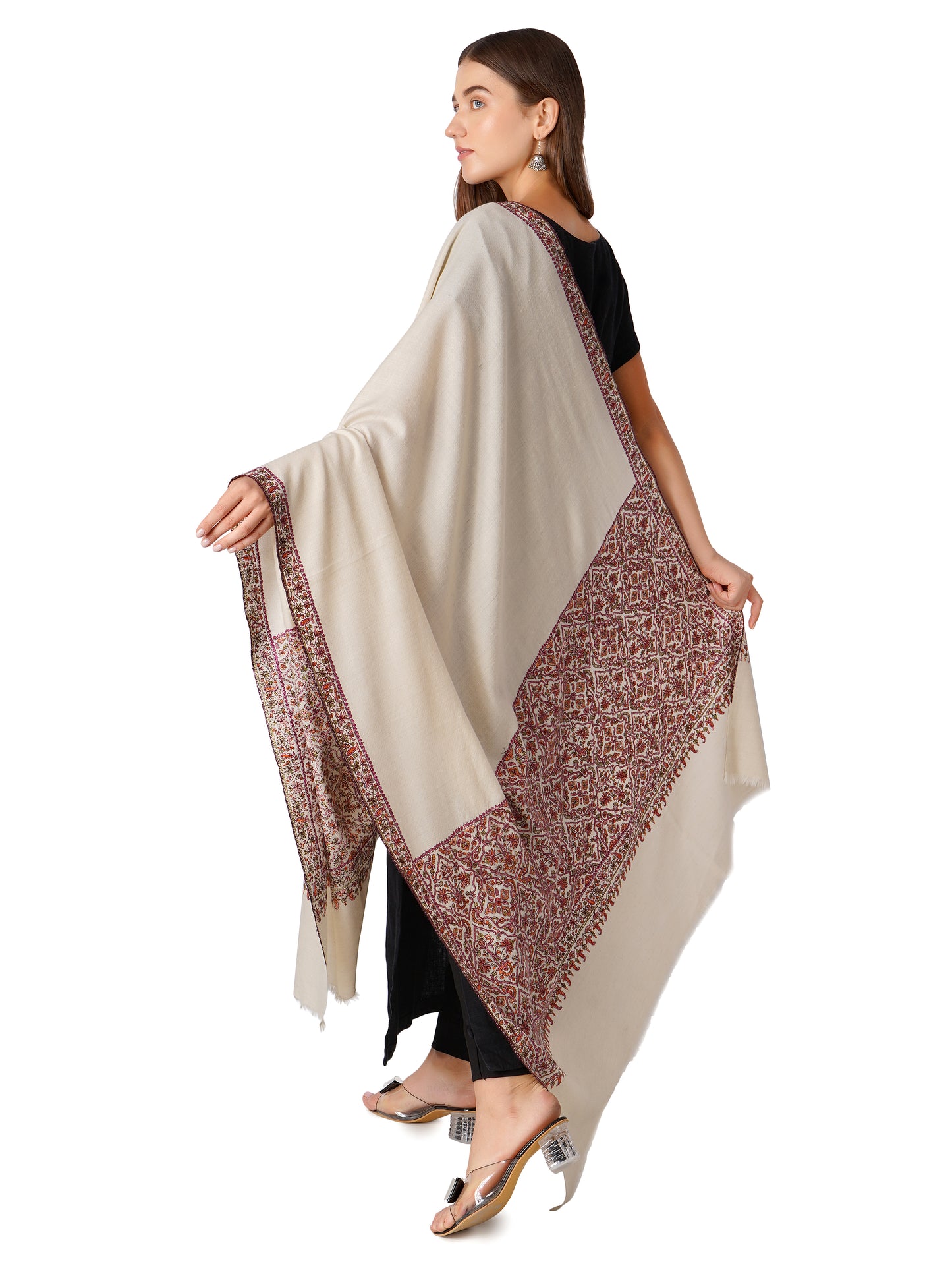 Pashmina Shawl for Women – Sophisticated and Stylish - Off White