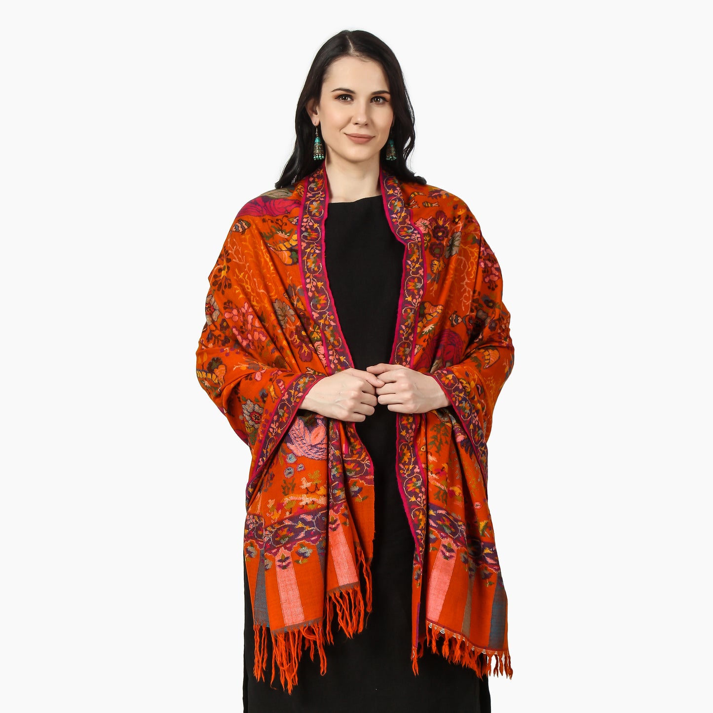Pashmina Kani Shawl (Marine Design)