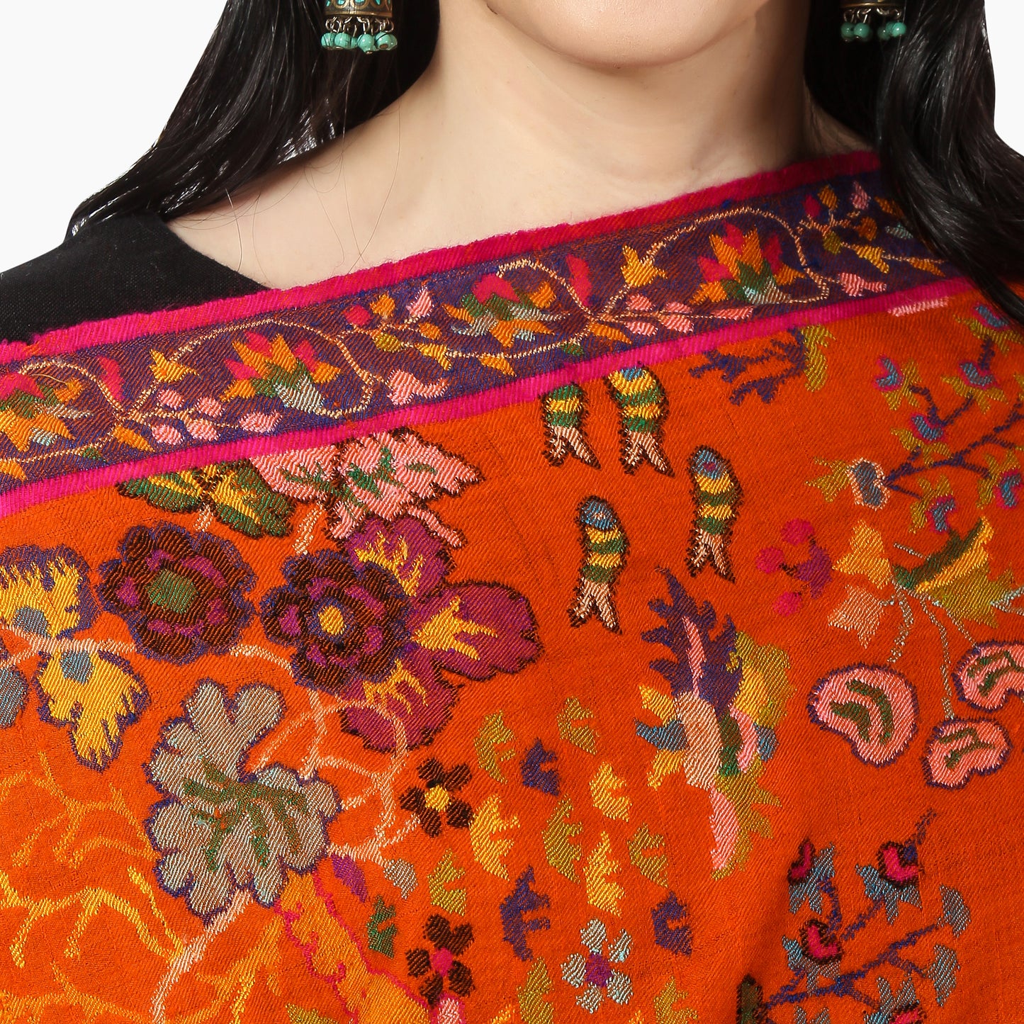 Pashmina Kani Shawl (Marine Design)