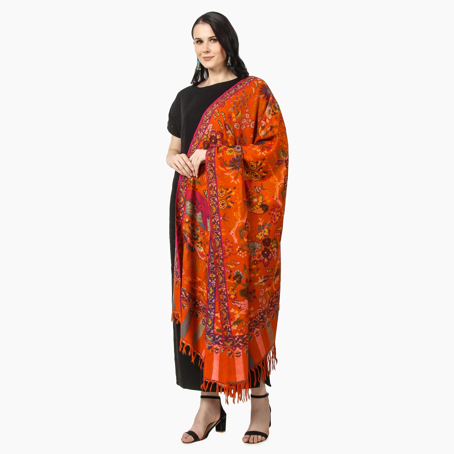 Pashmina Kani Shawl (Marine Design)