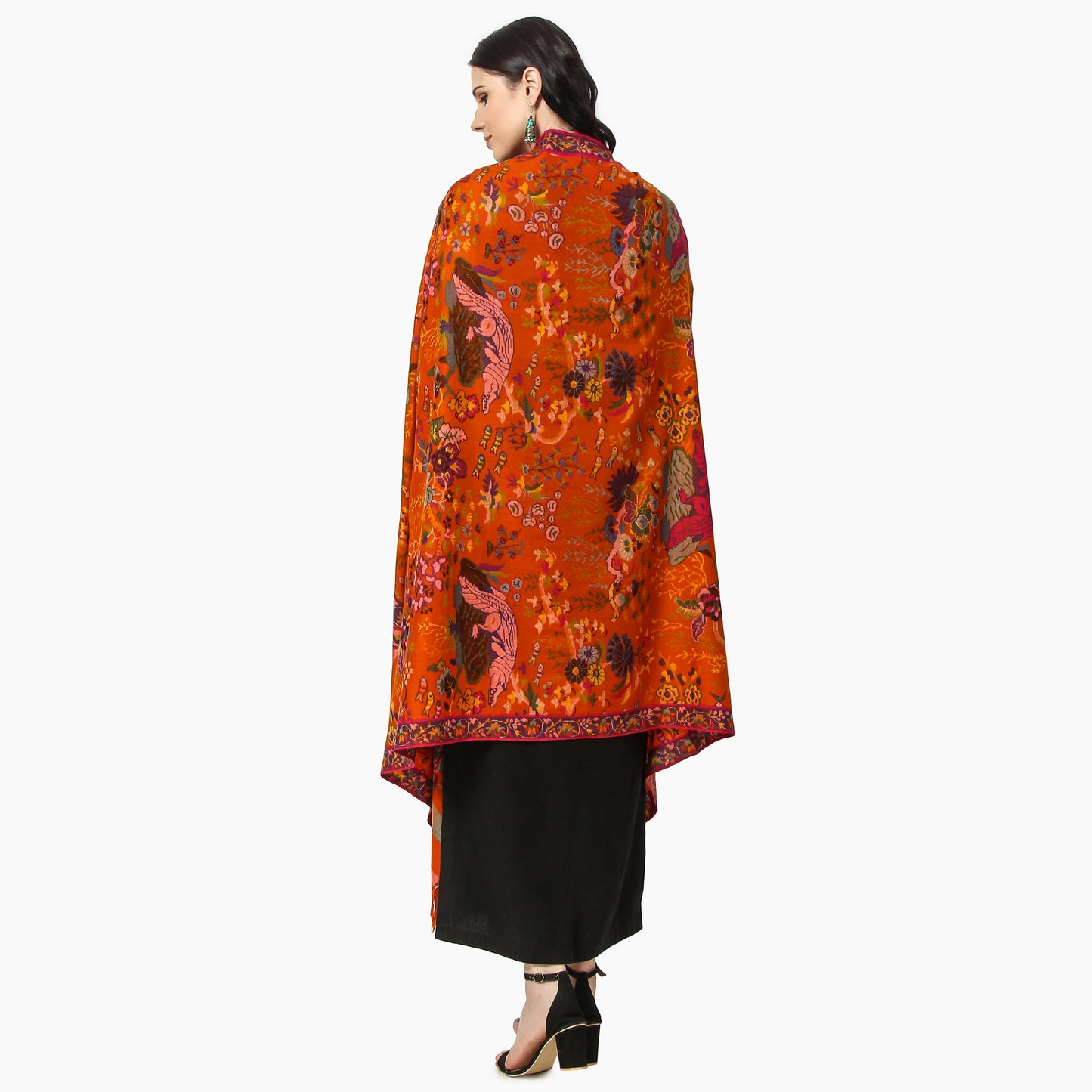 Pashmina Kani Shawl (Marine Design)