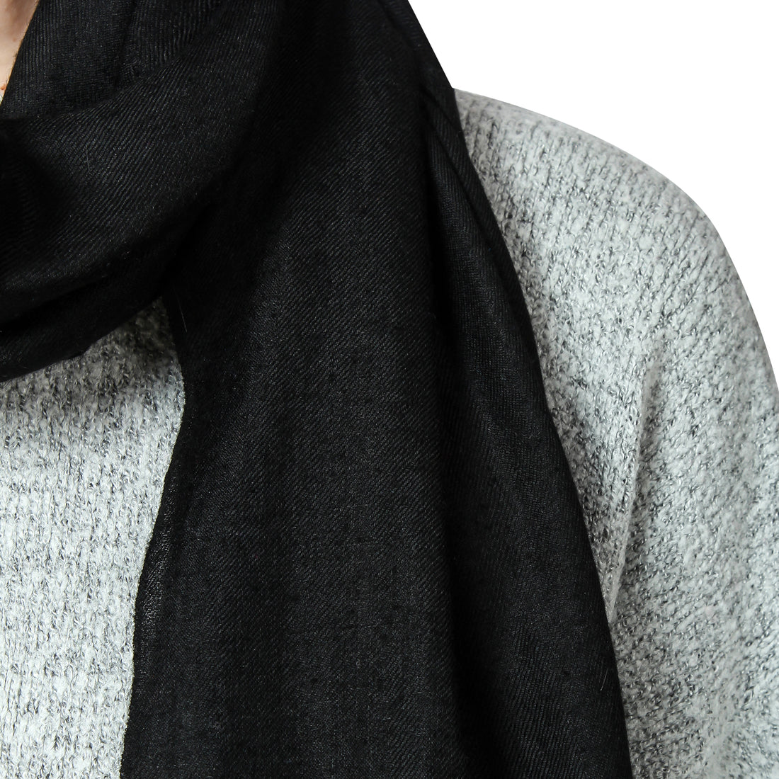 How to Care for Your Black Cashmere Scarf