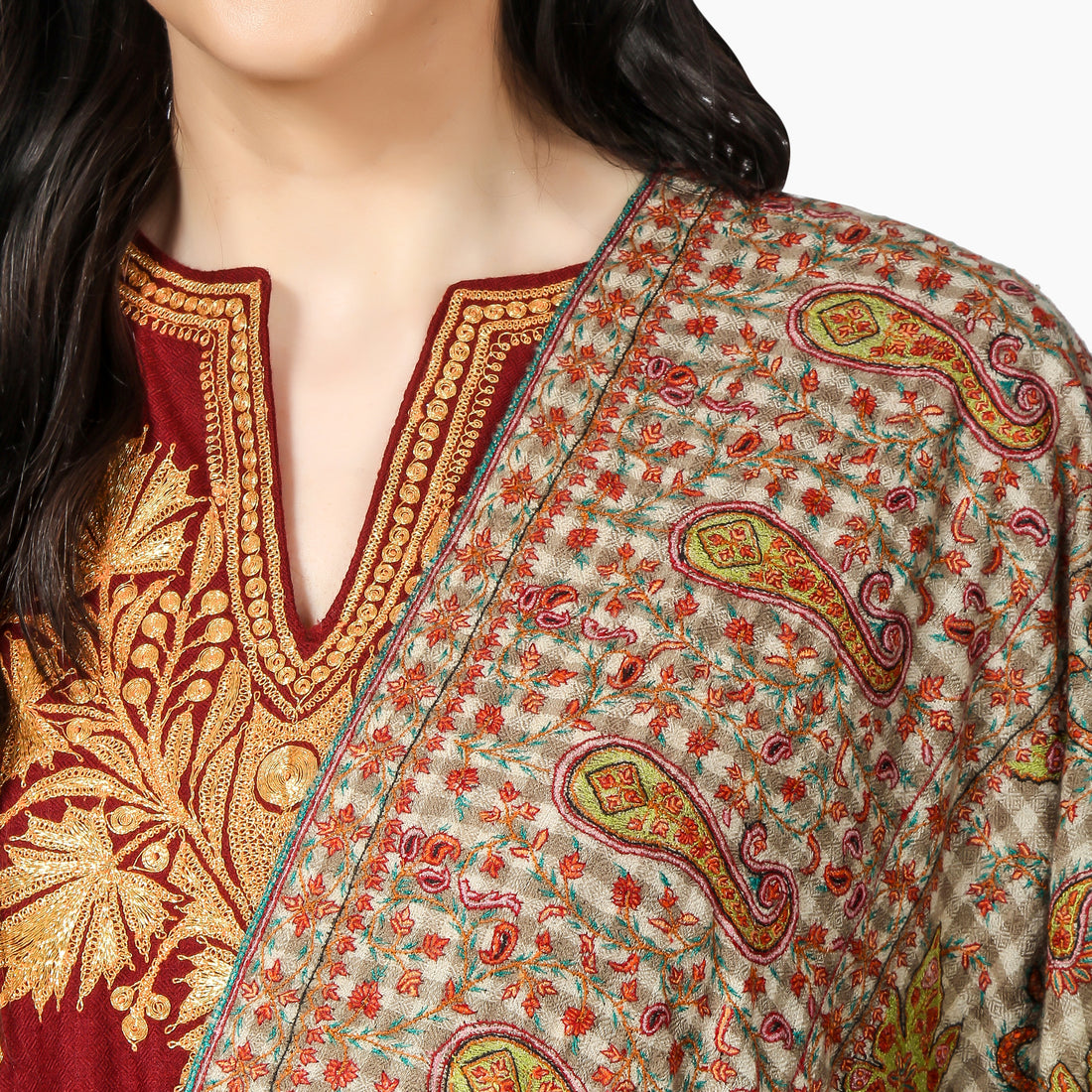 The Artistry Unveiled: The Making of an Embroidered Pashmina Shawl