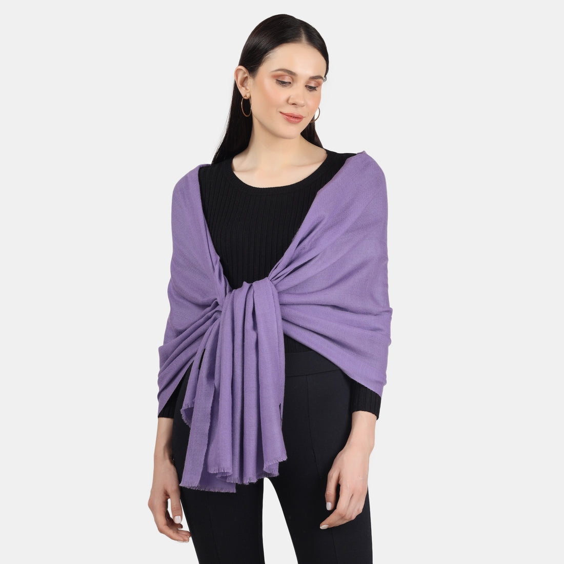 How to wear a Cashmere wrap?