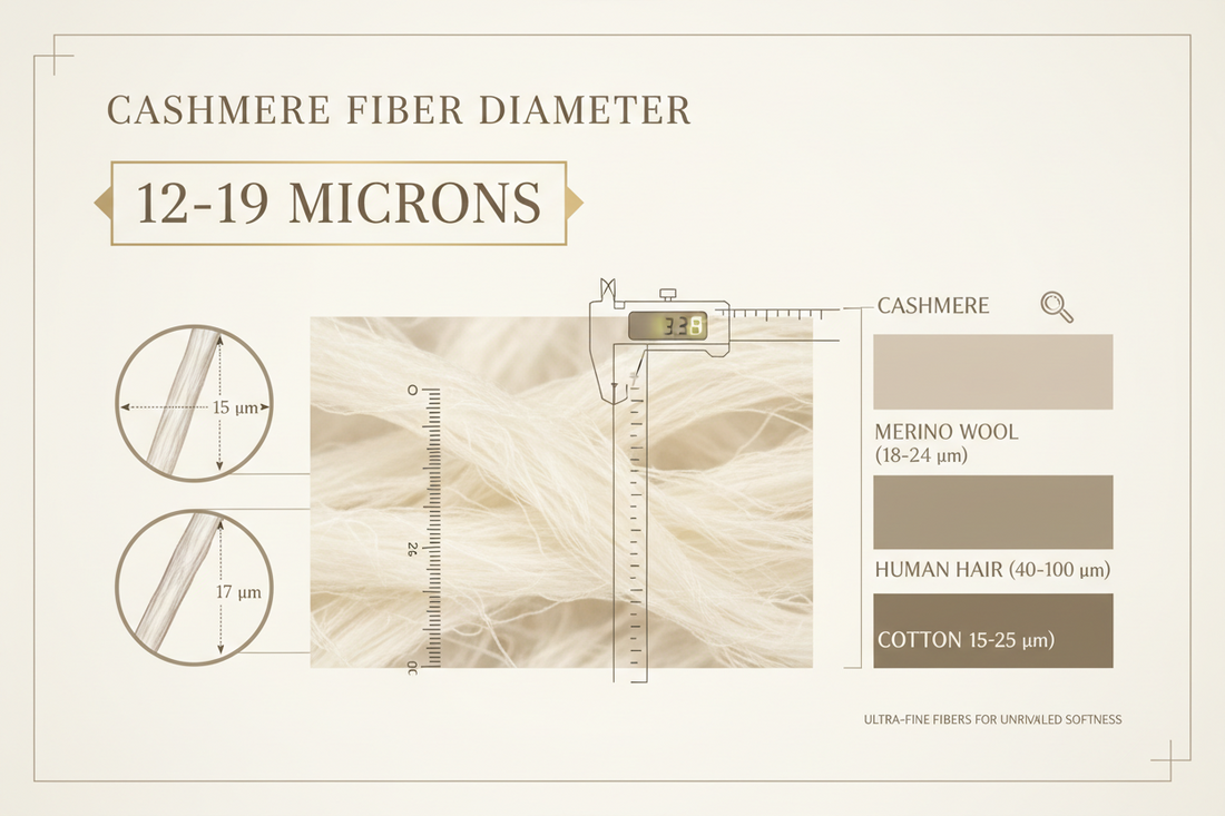 What Is the Micron Count of Cashmere Fiber?