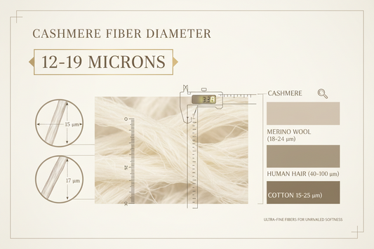 What Is the Micron Count of Cashmere Fiber?