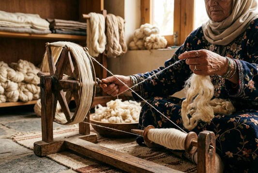 How Pashmina Hand-Spinning Takes One Week Per Shawl