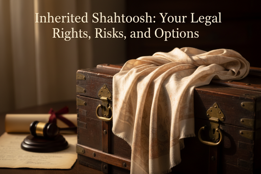 Inherited Shahtoosh: Your Legal Rights, Risks, and Options