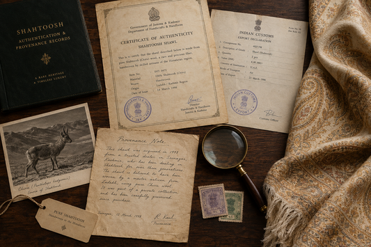 Shahtoosh Documentation: What Paperwork Legitimate Vintage Pieces Should Have
