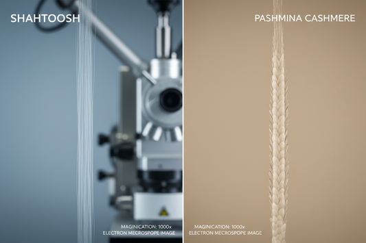 Shahtoosh vs Pashmina Under a Microscope: What Fiber Analysis Reveals