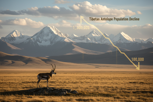 Tibetan Antelope Population: From One Million to 100,000 — The Data Story