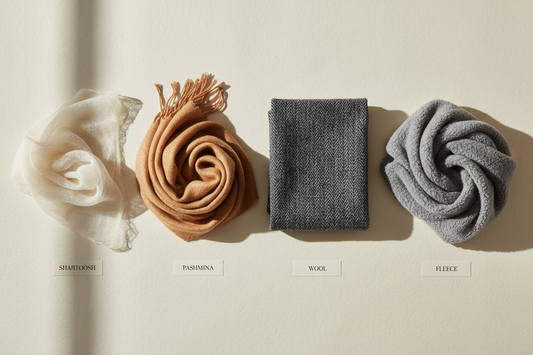 Warmth-to-Weight Ratio: Comparing Shahtoosh, Pashmina, Wool, and Synthetics
