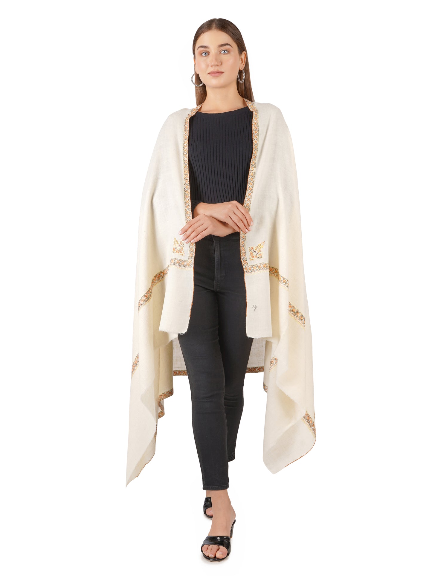 Pashmina Shawl: Elegant Grace for Timeless Style - Off White