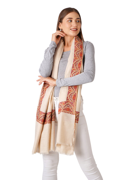 Stylish Pashmina Shawl – Wrap Yourself in Luxury - Off White