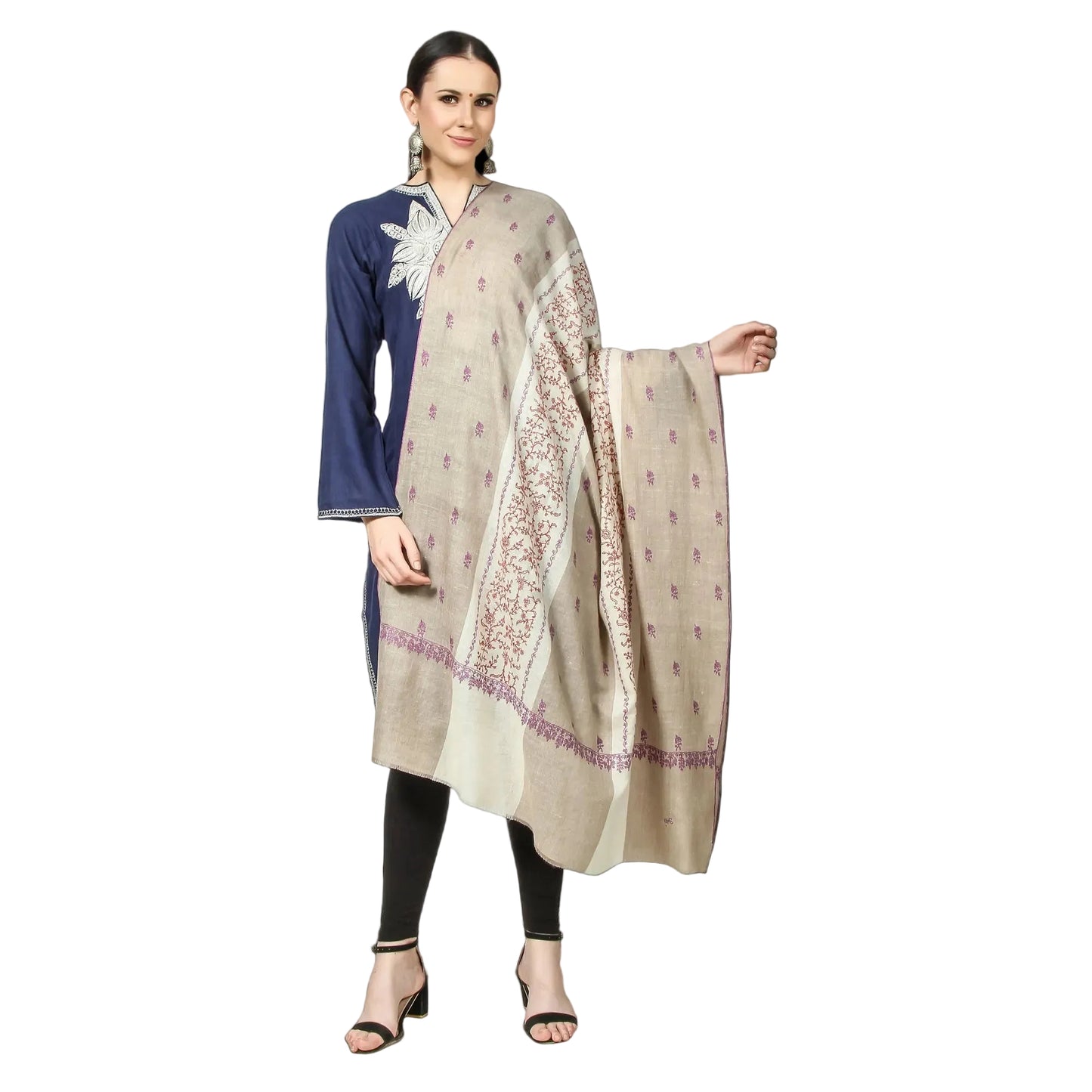 Stylish Pashmina Shawl – Perfect for All Seasons - Brown