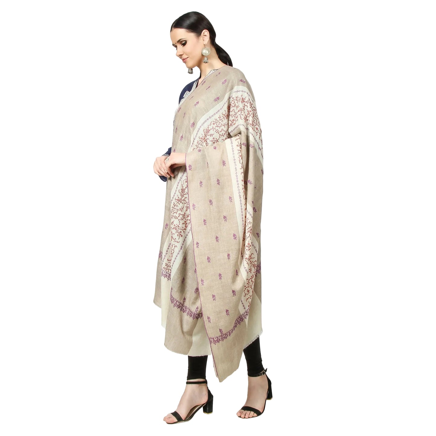 Stylish Pashmina Shawl – Perfect for All Seasons - Brown