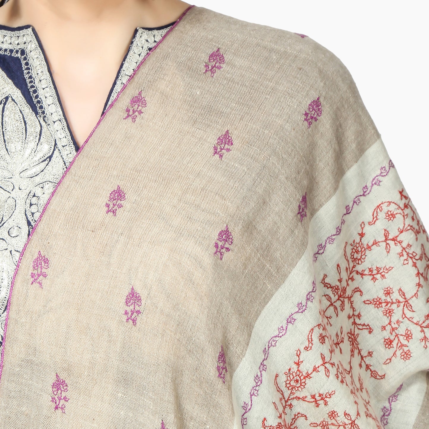 Stylish Pashmina Shawl – Perfect for All Seasons - Brown