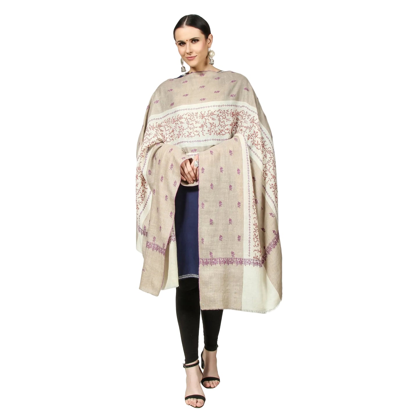 Stylish Pashmina Shawl – Perfect for All Seasons - Brown