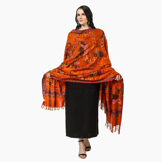 Pashmina Kani Shawl (Marine Design)